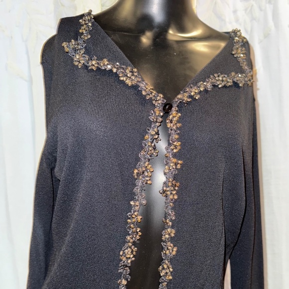 Ball of Cotton USA Beaded Cardigan – One Size, Hand-Crafted Detail - Picture 4 of 15